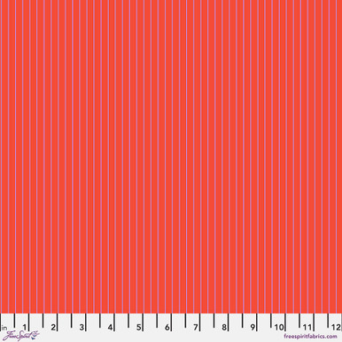 True Colors | Tiny Stripes - Wildfire | Tula Pink | FreeSpirit Fabrics