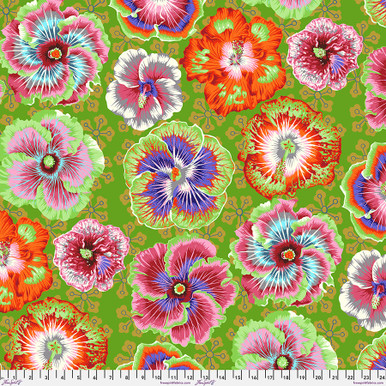 August 2023 | Floating Hibiscus - Green | Philip Jacobs for the