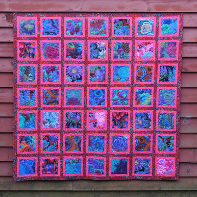 Kaffe Fassett Collective - Jewel Frame Quilt - Red - FreeSpirit