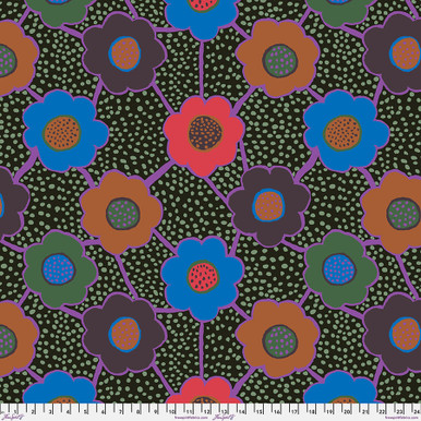 Floral Connections - Dark || August 2025 - FreeSpirit Fabrics