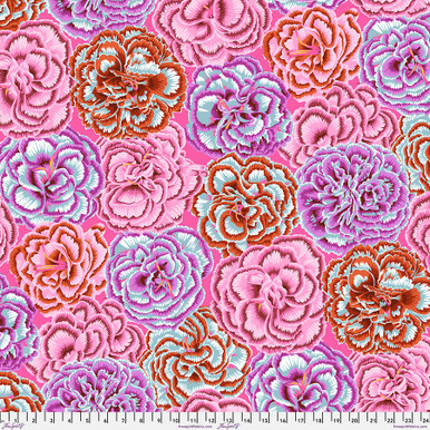 Picotee Carnations - Pink || August 2025 - FreeSpirit Fabrics