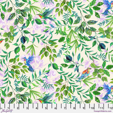 Enchanted Forest - Green || In Full Bloom - FreeSpirit Fabrics