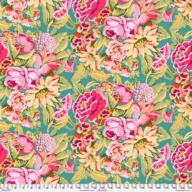 Floral Dance - Pink || Kaffe: From the Archives - FreeSpirit Fabrics