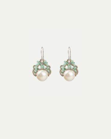 MOONA EMERALD EARRINGS