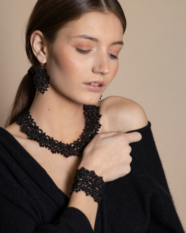 Sima diamond black bracelet