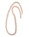 Cotton pearls pendant - rose -product closeup