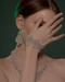 MARILYN BRACELET - Ecru Model Closeup jewelry composition