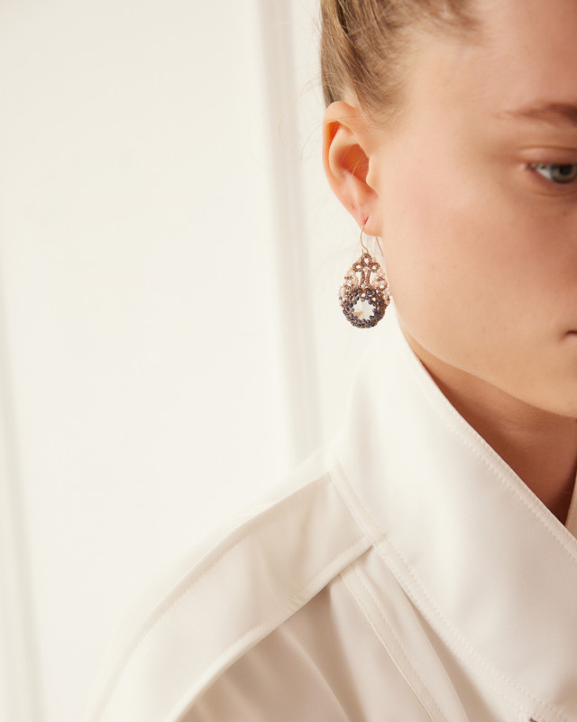 Earring - high end, exquisite, hand-made earrings - Paris