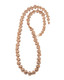 Cotton pearls pendant - vintage gold -product closeup