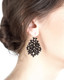 INFANTA EARRINGS - Dimond Black - model closeup