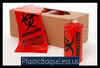 Healthcare Liners - Biohazard, Infectious Waste 30x36x0013, 25Bags/Roll 10Rolls 250Bags/Case, LLD Infect/Bio Liners Red Coreless  #5865  Item No./SKU