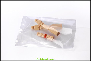 Clear Layflat Poly Bags 1.5 mil  2X4X0015 1000/CTN  #10  ITEM NO / SKU