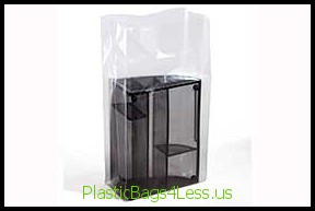 Gusseted Poly Bags 3 mil  8X4X15X003 1000/CTN  #1705  Item No./SKU