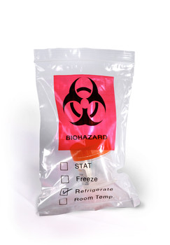 Reclosable Biohazard Bags 3-Ply 2 mil  BIOHAZARD 8X10X002      #4060  Item No./SKU