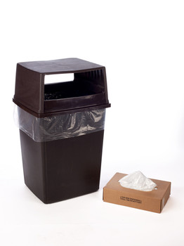 Clear LLDPE Liners 0.98 mil  23X17X46X0.98 CLEAR    #4365  ITEM NO / SKU