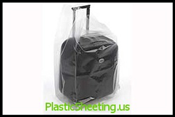 Gusseted Poly Bags 3 mil  12X8X30X003 250/CTN  #1740  Item No./SKU