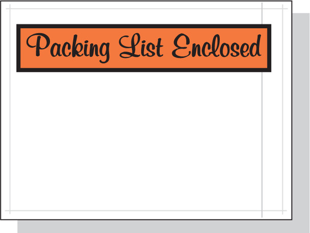 Packing List Envelopes  4.5X6 1000/Case Printed  #3873  ITEM NO / SKU