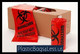 Healthcare Liners - Biohazard, Infectious Waste 30x36x0013, 25Bags/Roll 10Rolls 250Bags/Case, LLD Infect/Bio Liners Red Coreless  #5865  Item No./SKU