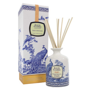 Julie Clarke - BLUE PEACOCK DIFFUSERS- ORANGE BLOSSOM, WILD LIME