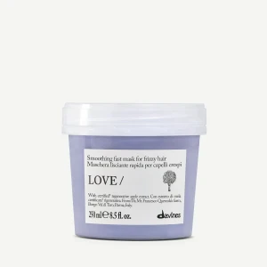 Davines - ESSENTIAL HAIRCARE -  LOVE SMOOTHING Mask   -Fast-acting  for thick and coarse frizzy hair. This nourishing treatment provides long-lasting frizz control and makes it easier to achieve sleek, smooth styles.