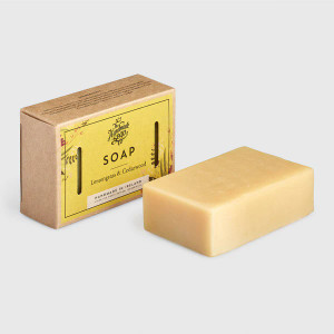 The Handmade Soap Company - SOAP BAR - LEMONGRASS & CEDARWOOD - 140G The Handmade Soap Company - SOAP BAR - LEMONGRASS & CEDARWOOD - 140G