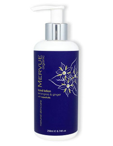 Mervue Organic Skincare Lemongrass & Ginger Hand Lotion250ml Mervue Organic Skincare Lemongrass & Ginger Hand Lotion250ml
