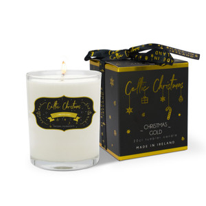 Celtic Candles Organic CHRISTMAS Gold candle Celtic Candles Organic CHRISTMAS Gold candle