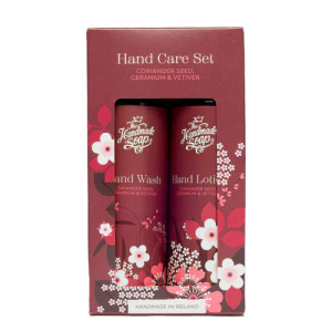 The Handmade Soap Company Hand Wash & Lotion Set - Coriander Seed, Geranium & Vetiver | 2 x 250ml