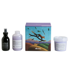 Davines - Colorful Mediterranean Scrub Gift Set- Love Smoothing Gift Set - For beautifully smooth hair
