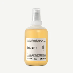 Davines - ESSENTIAL HAIRCARE-  DEDE -Leave-in Conditioner  suitable for all hair types, for daily use. This leave-in spray instantly detangles hair while delivering softness and shine without weighing it down