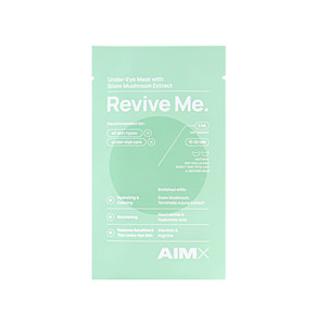 Aimx by Lerelle - REVIVE ME-  Eye mask with hyaluronic acid- Visibly hydrated, brighter under-eyes in one treatment - Snow Mushroom, Niacinamide and Hyaluronic Acid to replenish, illuminate and revive