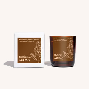 Mamo - Sandalwood, Paper & Incense Soy Candle 220g