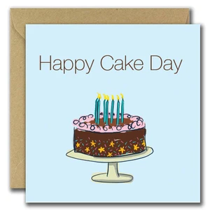 Happy Cake Day Birthday Card