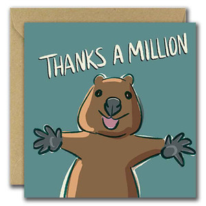 Thanks a Million - Thank You Card
