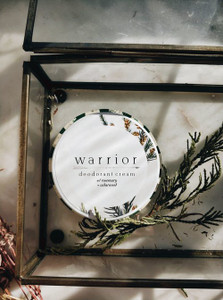 Warrior Deodorant Cream Rosemary,Cedarwood Warrior Deodorant Cream Rosemary,Cedarwood