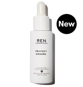 Ren Clean Skincare Perfect Canvas Primer Serum - Silicone-free, plumping makeup primer  30ml