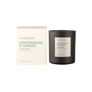 LA BOUGIE - LEMONGRASS & GINGER CANDLE LA BOUGIE - LEMONGRASS & GINGER CANDLE