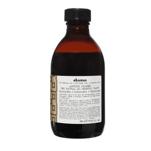 Davines - Alchemic Shampoo Chocolate to enhance natural or cosmetic dark brown to black hair. Davines - Alchemic Shampoo Chocolate to enhance natural or cosmetic dark brown to black hair.