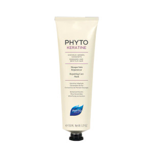 This creamy mask repairs and restores strength and suppleness to damaged and brittle hair.
After several years of research, the Phytosolba Laboratories selected Quinoa, Lupin and Pea proteins to create a new generation of Botanical Keratin. Closest to the keratin found in hair, it intensely repairs the hair fiber. Rice ceramides smooth scales and fill in the microlesions to strengthen sensitized hair. This creamy mask repairs and restores strength and suppleness to damaged and brittle hair.
After several years of research, the Phytosolba Laboratories selected Quinoa, Lupin and Pea proteins to create a new generation of Botanical Keratin. Closest to the keratin found in hair, it intensely repairs the hair fiber. Rice ceramides smooth scales and fill in the microlesions to strengthen sensitized hair.