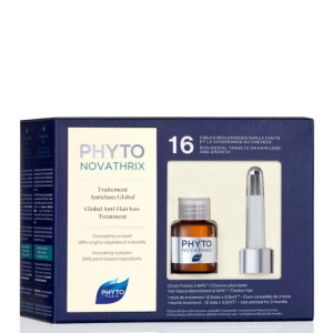 Now PHYTOSOLBA Laboratories have gone even further in fighting hair loss and
identified a 16th new target in their quest to slow down hair loss and stimulate
hair growth. Introducing PHYTONOVATHRIX – the most expert treatment
from PHYTOSOLBA Laboratories, formulated with 99% natural, plant-based
ingredients.
Clinically proven results: + 5,400 hair*, visibly slows down hair loss, stimulates
growth, leaves hair looking more beautiful, stronger, thicker and more resilient.
For a thicker, fuller head of hair.
*Instrumental measurement – Clinical study on 74 volunteers for 3 months – applied three times a week. Now PHYTOSOLBA Laboratories have gone even further in fighting hair loss and
identified a 16th new target in their quest to slow down hair loss and stimulate
hair growth. Introducing PHYTONOVATHRIX – the most expert treatment
from PHYTOSOLBA Laboratories, formulated with 99% natural, plant-based
ingredients.
Clinically proven results: + 5,400 hair*, visibly slows down hair loss, stimulates
growth, leaves hair looking more beautiful, stronger, thicker and more resilient.
For a thicker, fuller head of hair.
*Instrumental measurement – Clinical study on 74 volunteers for 3 months – applied three times a week.