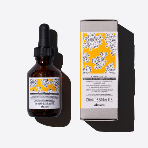 Davines  - NaturalTech  - Nourishing Keratin Booster Superactive - Extra repair nourishing restructuring additive with highly concentrated vegetable keratin and Biacidic Bond Complex.
