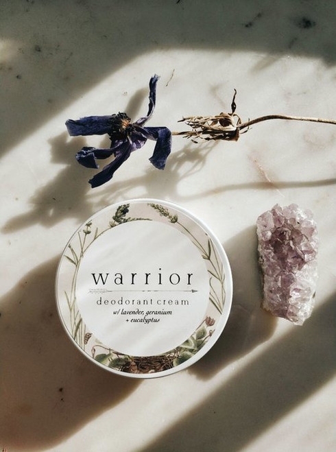 Warrior Deodorant Cream Lavender,Geranium, Eucalyptus
