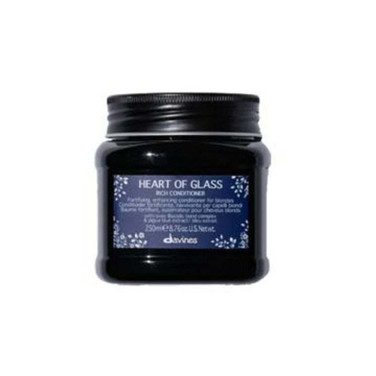 Davines- Heart of Glass -Rich Conditioner 250ml --Blonde enhancing conditioner, provides intense nourishment and fortifying action