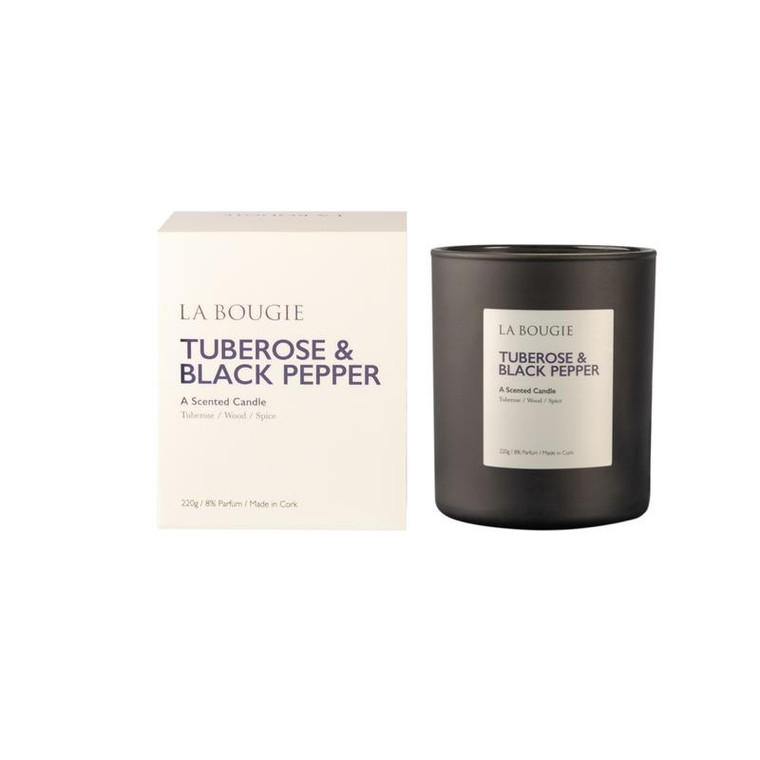 LA BOUGIE -  TUBEROSE & BLACK PEPPER CANDLE