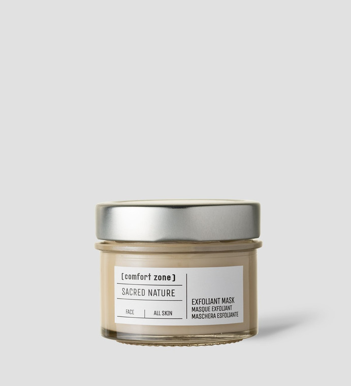 SACRED NATURE EXFOLIATING MASK -Organic peel mask with 9% gluconolactone for delicate exfoliation and instant glow.