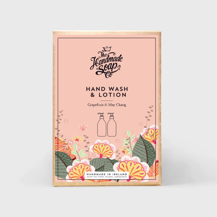 The Handmade Soap Company - Hand Wash & Hand lotion Duo Grapefruit & May Chang Gift Set