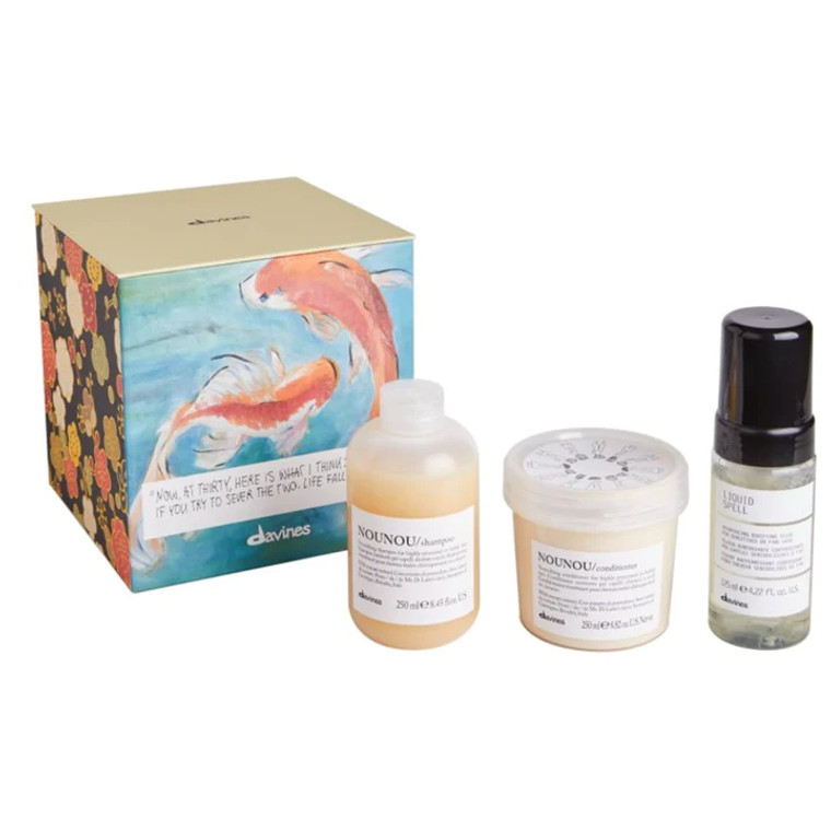 Davines - Radiant Savanna Gift Set -NouNou set -Nourishing set for highly processed or brittle hair Davines - Radiant Savanna Gift Set -NouNou set -Nourishing set for highly processed or brittle hair