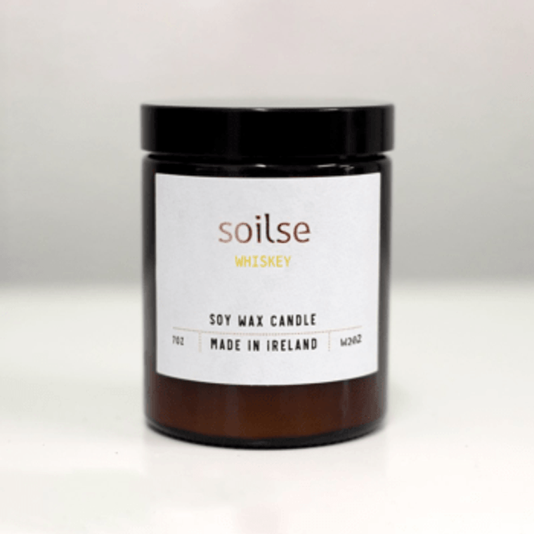 Soilse - Apothecary Amber Jar Candle – Whiskey