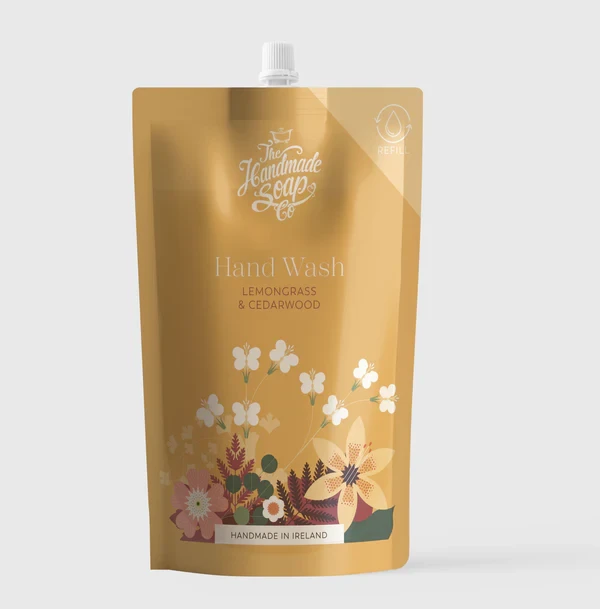 The Handmade Soap -Hand Wash Refill - Lemongrass & Cedarwood | 500ml