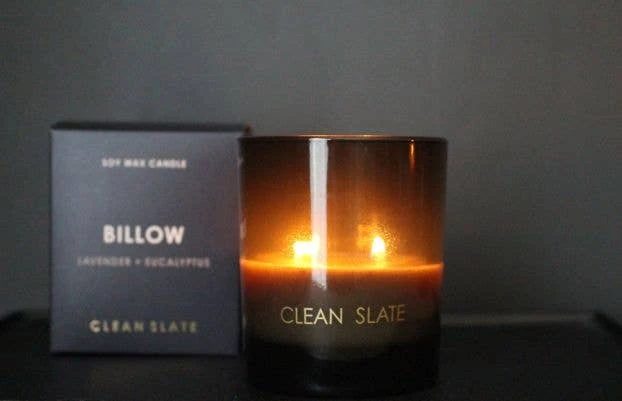 Clean Slate - Billow Moody Candle -LAVENDER + EUCALYPTUS